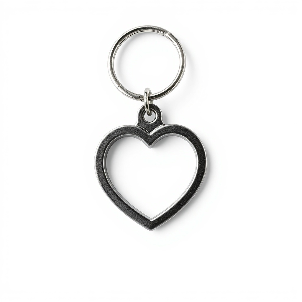 YA-15 Hollow Out Heart Metal Keychain